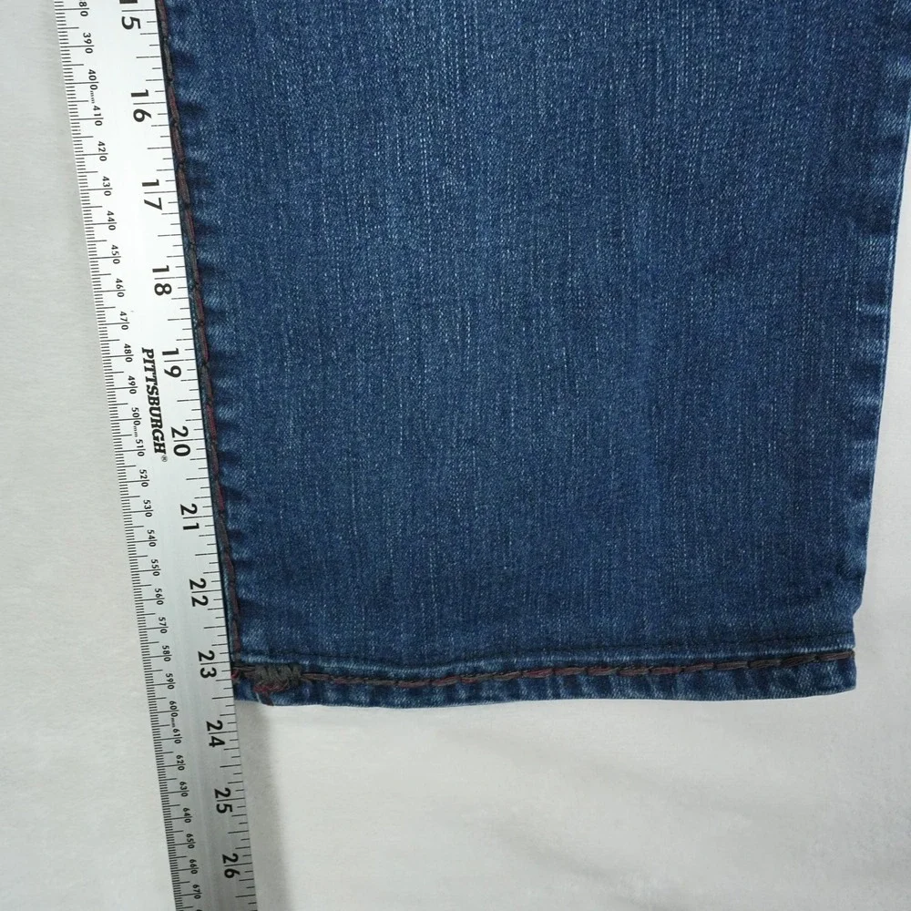 True Religion Ricky Relaxed Straight Super T Blue‎ Jeans Mens 46x24 Medium Wash